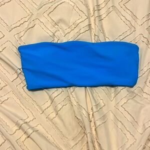 SHEIN Solid Bandeau Bikini Top